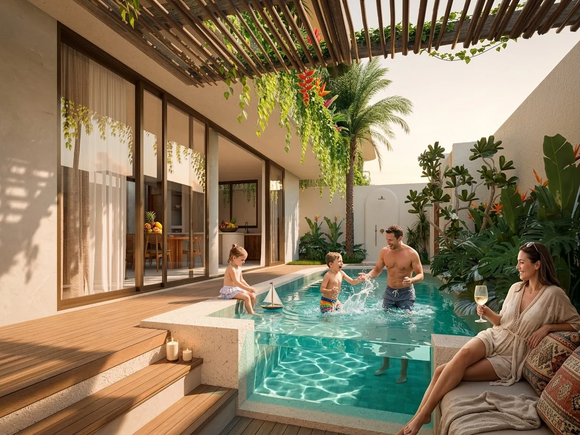 Two bedrooms · Private pool